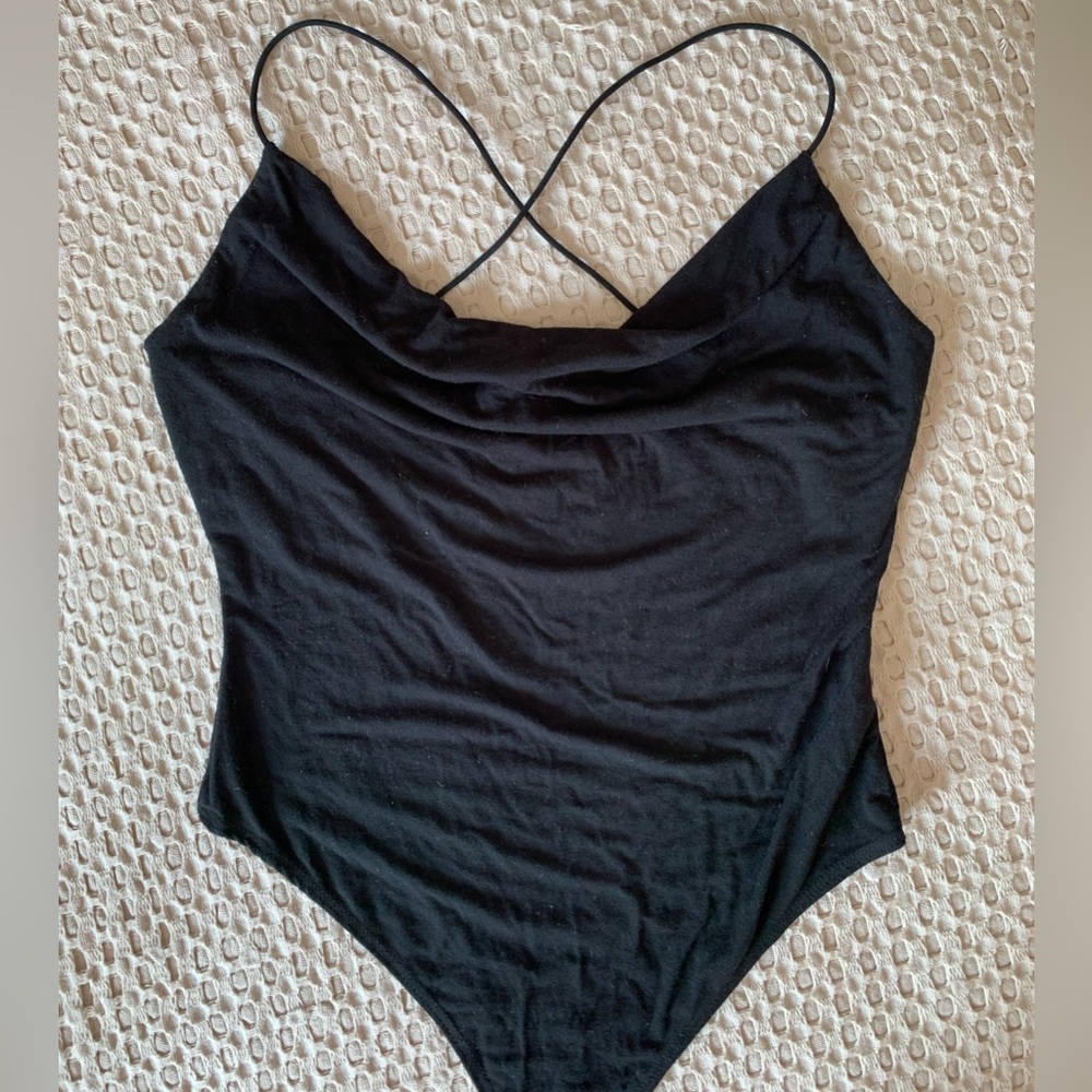 Forever 21 Medium Cowl Neck Bodysuit